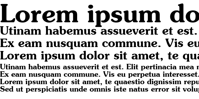 Sample of AGPresquire Bold