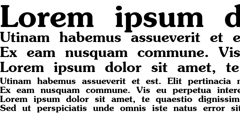 Sample of AGSouvenirCyr Bold