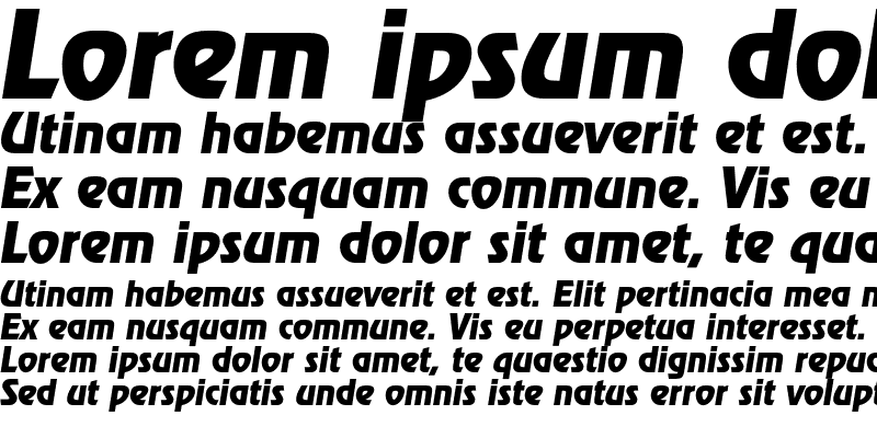 Sample of AGZeppelinC Italic