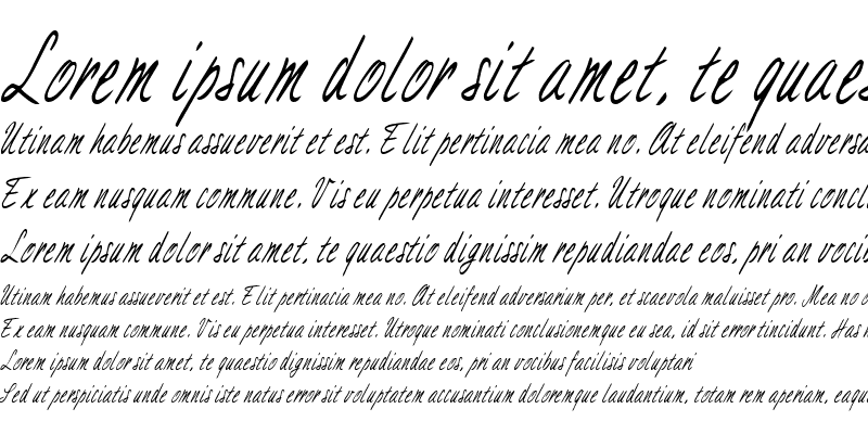 Sample of AimeeCondensed Italic