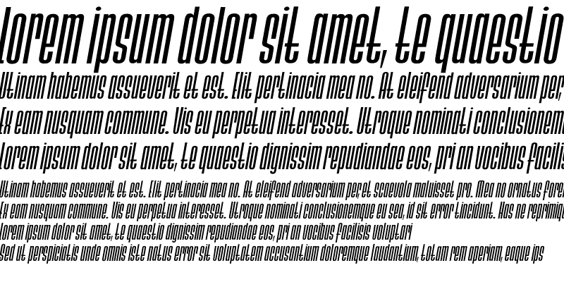 Sample of Ainsdale Italic