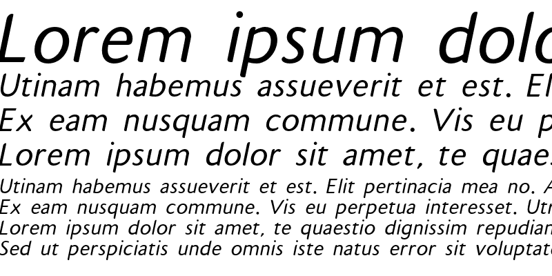 Sample of AiPaiNutaaq Italic