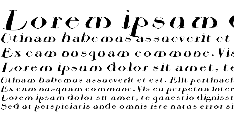 Sample of AirdriedParmaFont
