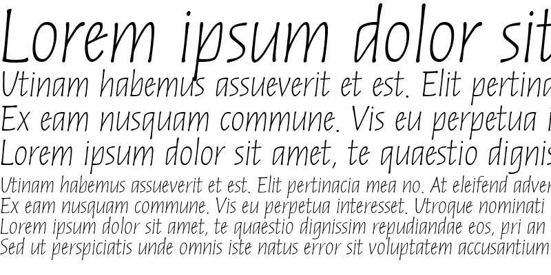 Sample of AIRussellOblique Italic