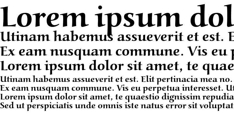 Sample of Alcuin Becker Bold