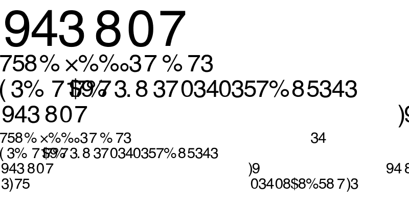 Sample of Alex-Fraction-Normal Regular