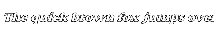 Preview of Alexuss Heavy Hollow W_BI Bold Italic