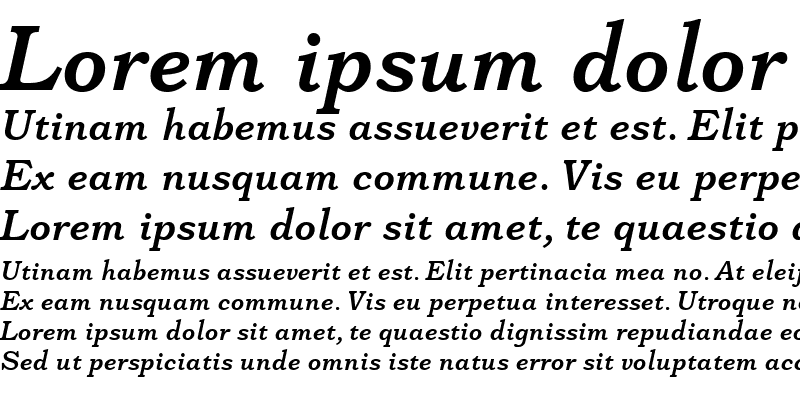 Sample of Alfios Bold Italic