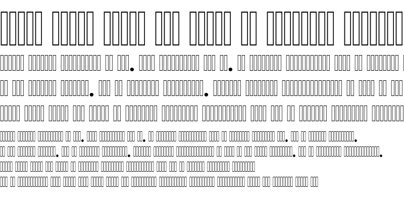 Sample of AlHarfAlJadid Linotype One