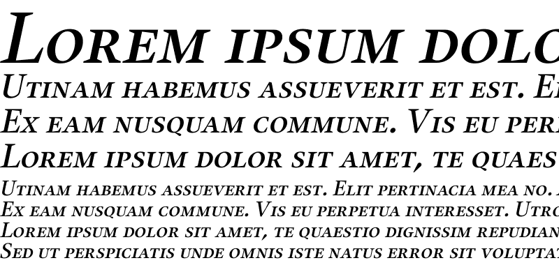 Sample of Alias UnionSC Medium Italic