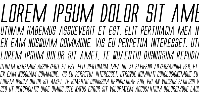 Sample of Alien League II Bold Italic Bold Italic