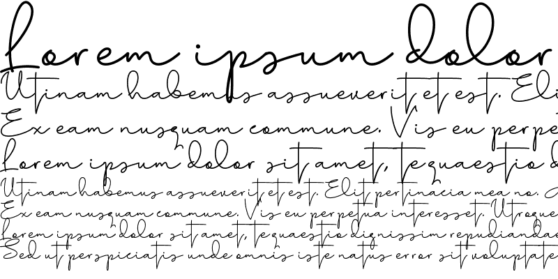 Sample of Aline Signature