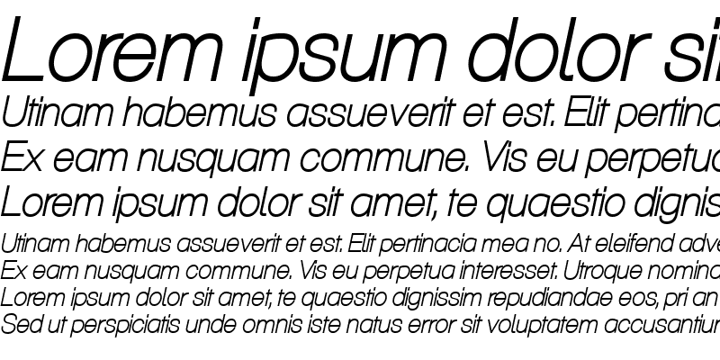 Sample of Aliquam Italic