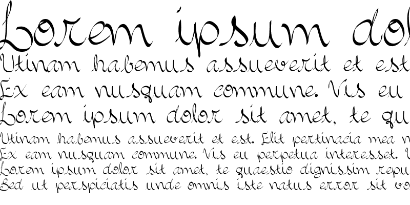 Sample of Allura Script Allura Script