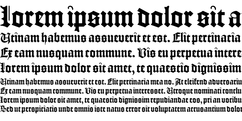 Sample of ALOT Gutenberg B