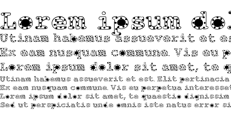 Sample of AlphabeticSprinkles Medium