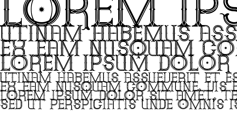 Sample of Alphin Merytous St Regular