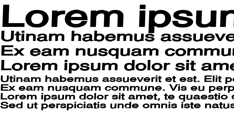 Sample of Alps Extended Bold