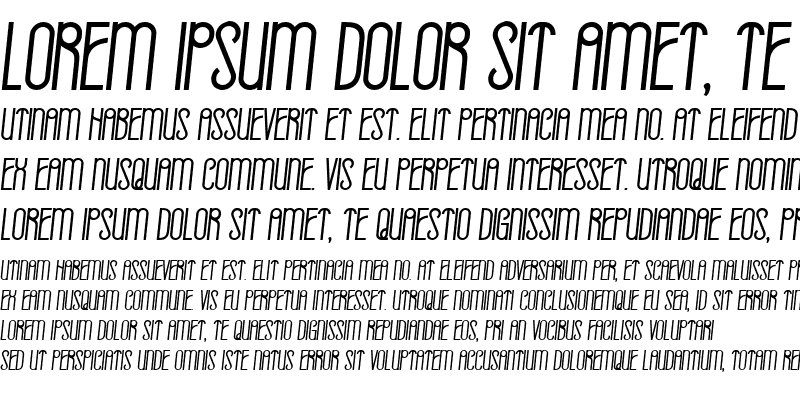 Sample of Already Book Italic