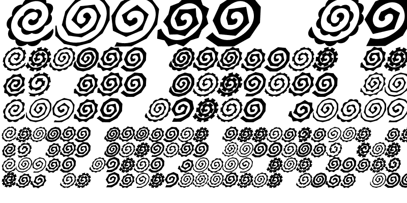 Sample of Altemus Spirals Bold Italic