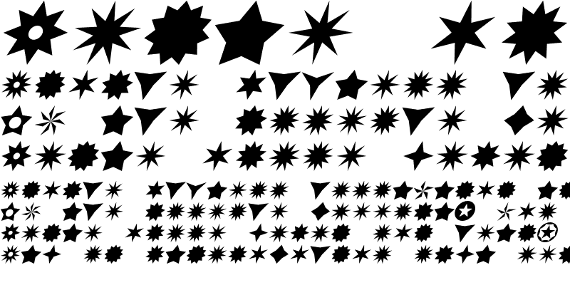 Sample of Altemus Stars Italic