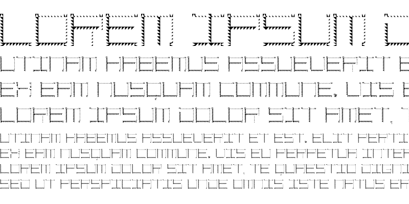 Sample of Amaya Technical Sharp Regular