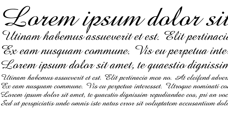 Sample of Amaze D Italic