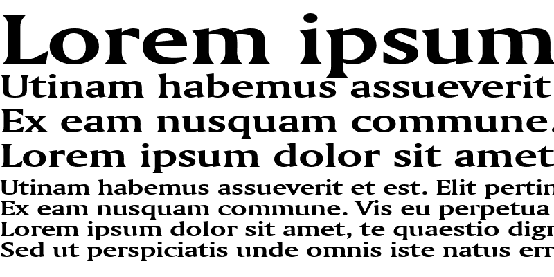 Sample of AmerettoExtended Bold