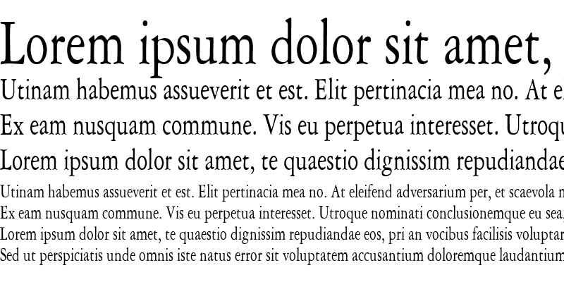 Sample of AmethystCondensed Normal