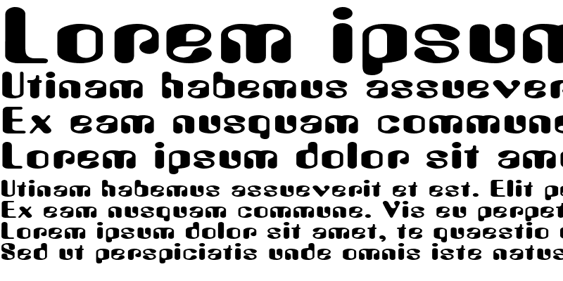 Sample of Amos Extended Bold