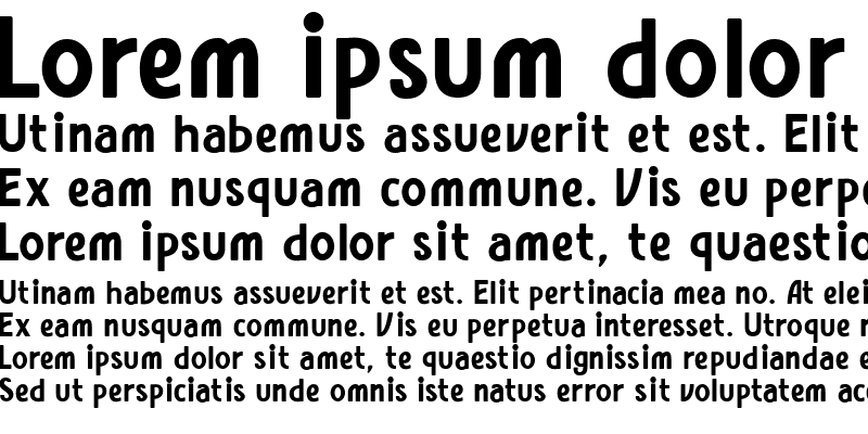 Sample of Amro Sans Bold