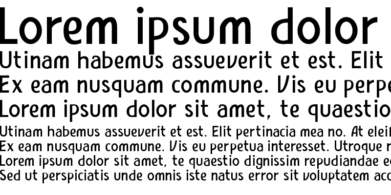 Sample of Amro Sans