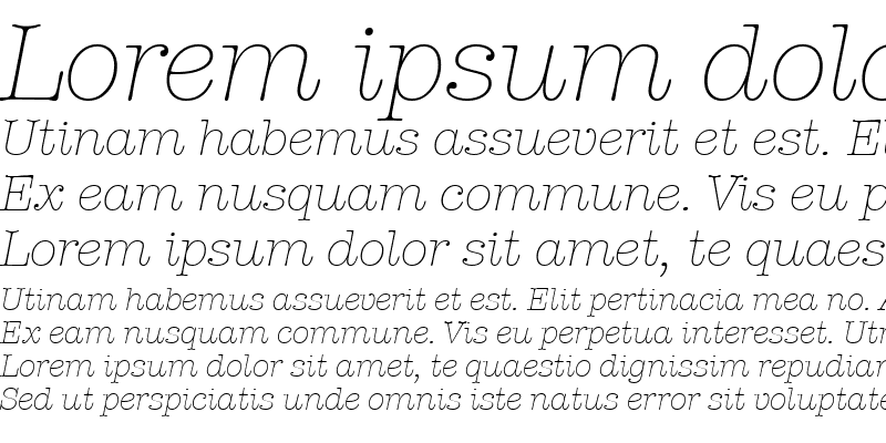 Sample of AmTypewriterITCTT