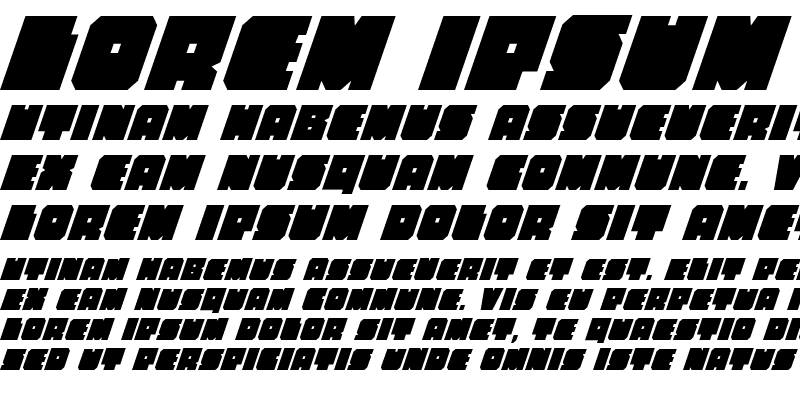 Sample of Anakefka Condensed Italic Condensed Italic