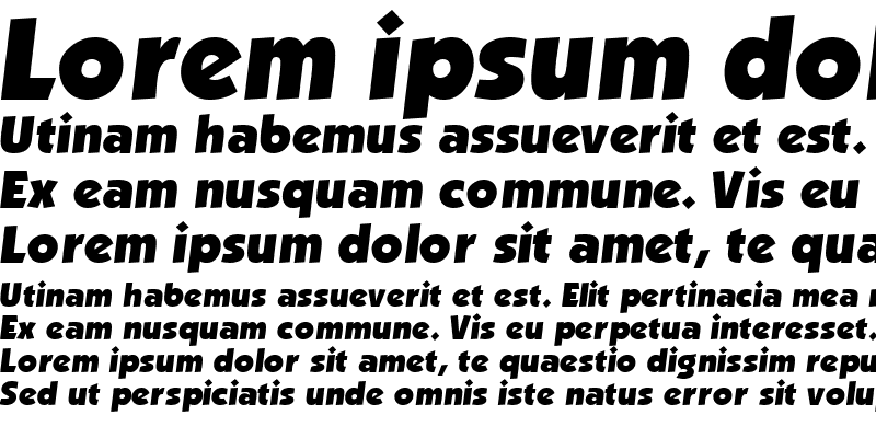 Sample of AnakeimDisplaySSK Italic