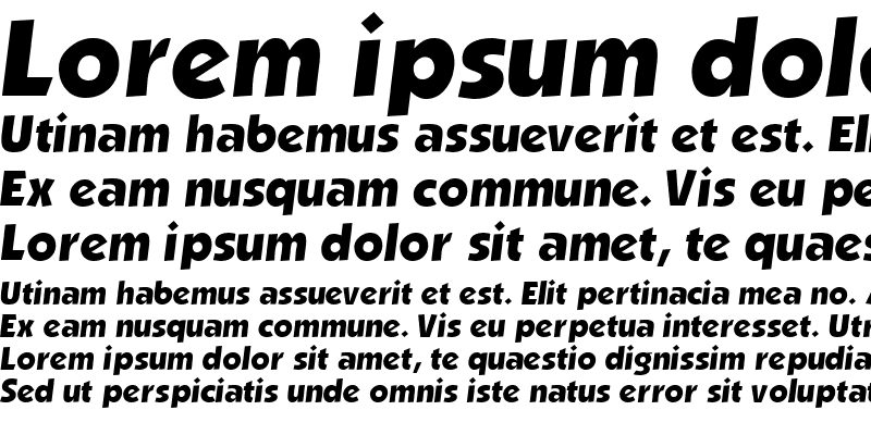 Sample of AnakeimSSK Italic