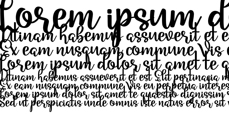 Sample of anantasia Regular