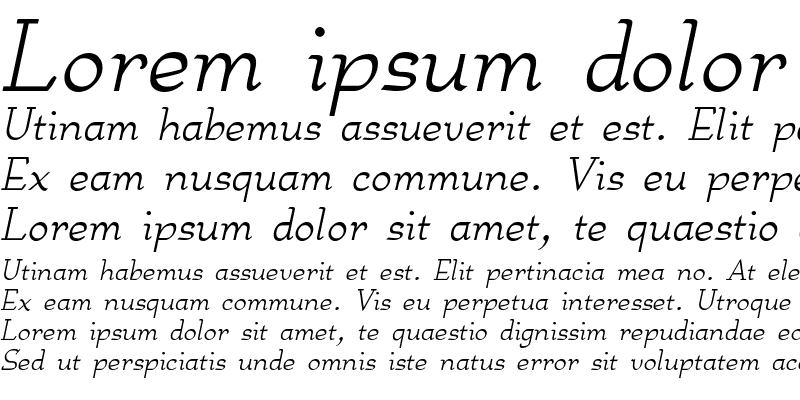 Sample of Anarckhie Italic