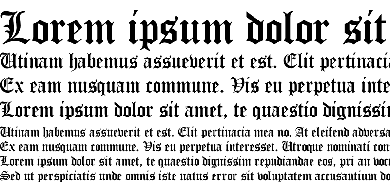Old German Font