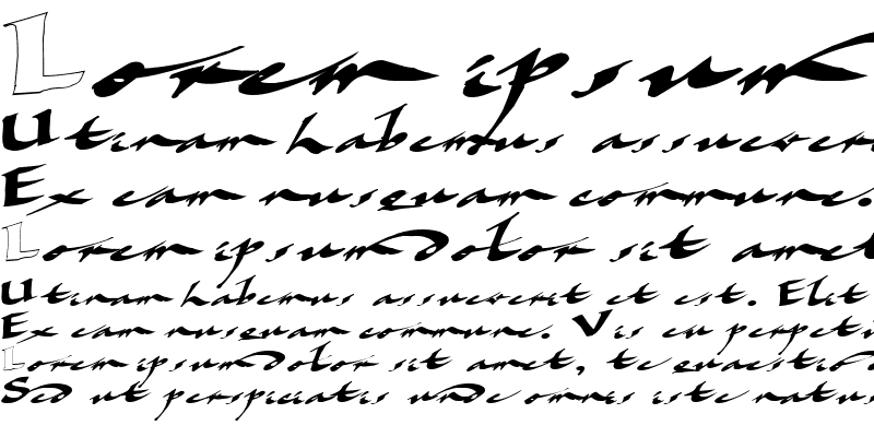 Sample of AncientMariner19 Bold