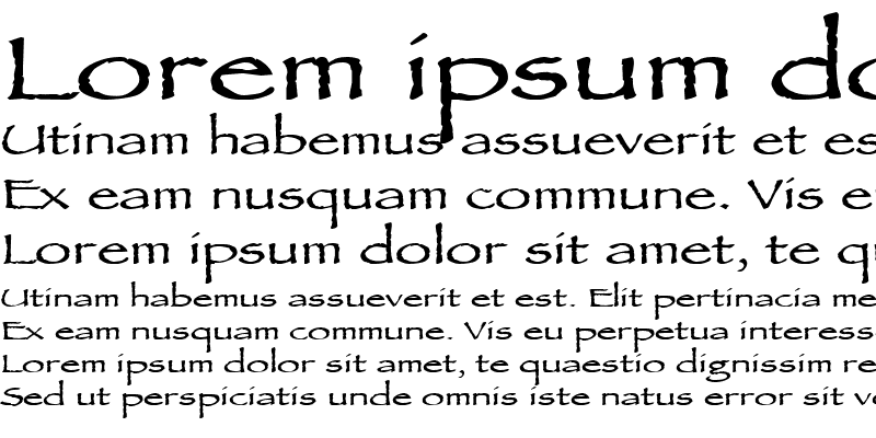 Sample of AncientScriptExtended Bold