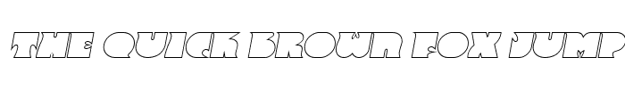 Preview of AngelaBeckerOutline Bold Italic