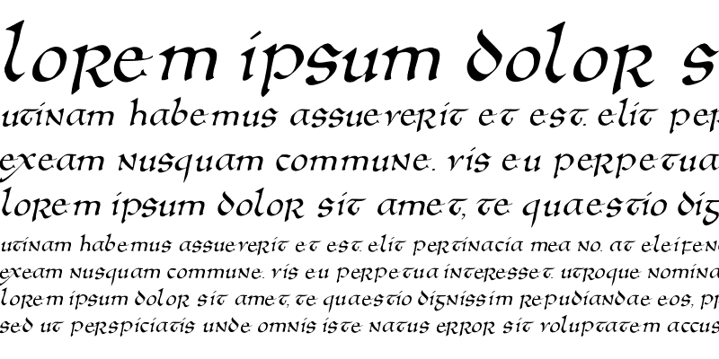 Sample of AnglosaxOblique Regular