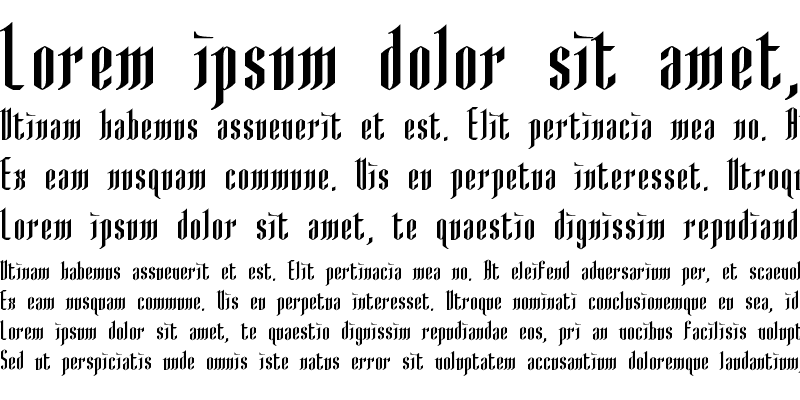 Sample of AngloYsgarth Regular