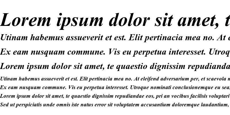 Sample of AngsanaUPC Bold Italic
