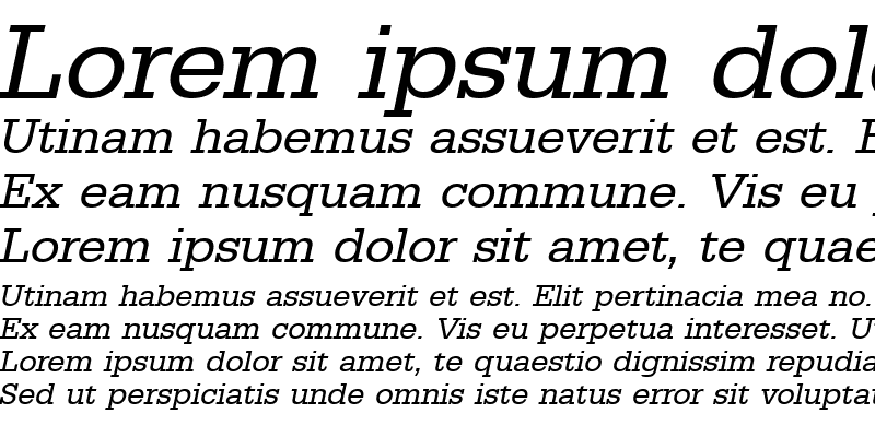 Sample of AnitaBecker Italic