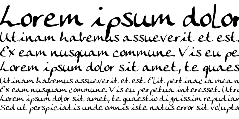 Sample of AnkeCalligraph
