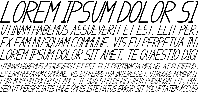 Sample of anome ibul bold cursive Regular