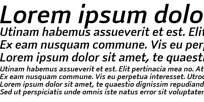 Sample of AnomolyMedium Italic