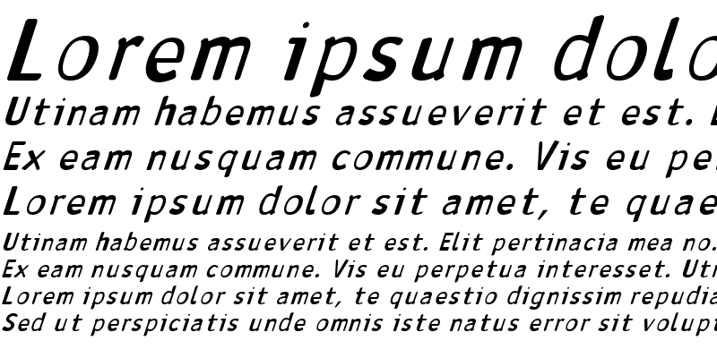 Sample of Antaviana Bold Italic